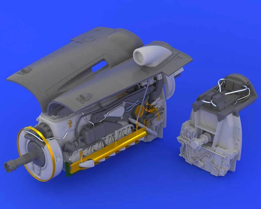 Eduard Brassin Messermitt Me Bf 109G-6 Moteur 1:32 NEU OVP TIPP 109 G Kit - Image 1 of 3