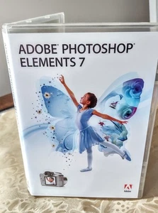 VINTAGE ADOBE PHOTOSHOP ELEMENTS 7 WITH USER'S GUIDE - Picture 1 of 10
