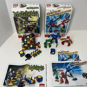 LEGO Games Lot: Magikus (3836) & Robo Champ (3835) Complete Box & Instructions - Picture 1 of 9