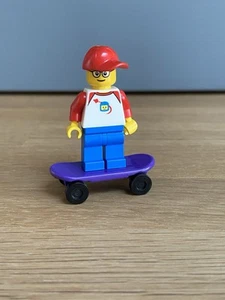 Lego Mini Figure Character With Skateboard - Picture 1 of 4