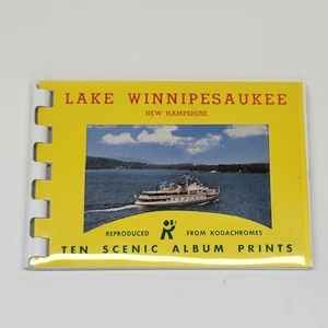 Vintage Lake Winnipesaukee NH Kodachrome photo album prints souvenir - Picture 1 of 16