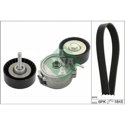 INA V-ribbed belt kit for Ford Mondeo Volvo S80 V70 - Image 1 of 4