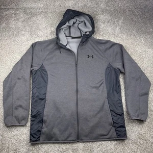 Under Armour Herren Gr. XXL Cold Gear Loose grau Full Zip Kapuzenjacke - Bild 1 von 9