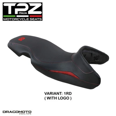 BMW F 650 GS 2000-2007 acolchado sillín BF65M-1RD-1 TPZ rojo CON LOGO Foto 1 de 4