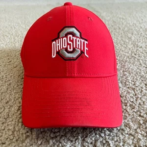 Nike Ohio State Buckeyes Mens Red Hat Adjustable Baseball Cap One Size Legacy91 - Picture 1 of 9