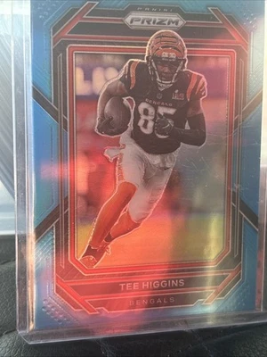 2022 Panini Prizm - Tee Higgins #59 Light Blue Prizm - Image 1 of 2