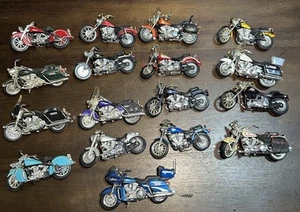 Harley Davidson Die Cast Motorcycles Maisto Lot of 18 Vintage. - Picture 1 of 6