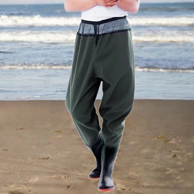 Vadeadores de pesca Pesca Cintura Vadeadores Cómodos Cintura elástica Transpirable Vadeo Foto 1 de 4