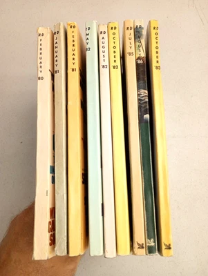 Readers Digest Magazines 1980s Lot Of 9 Issues Vintage History Stories RD - Image 1 of 3