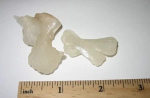 2 SCHÖNE KLEINE NATÜRLICHE 1,3"-1,6" STILBIT KRISTALL FLIEGE CLUSTER INDIEN 23,4g - Bild 1 von 5