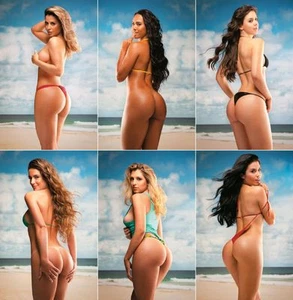MEJOR FOTO BRILLANTE SEXY CALIENTE CONCURSO TRASERO BRASILEÑO 8x10 FOTO  - Imagen 1 de 1