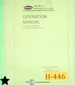 Hartford HV-50S, 70S 80S, Meldas M500, Machine Center Program Operation Manual - Picture 1 of 5