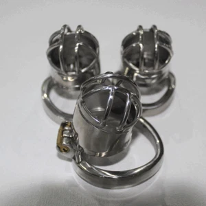 Männer Edelstahl Keuschheitskäfig Peniskäfig Keuschheitsgürtel Chastity Cage DE - Bild 1 von 23