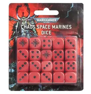 Chaos Space Marines - Dice: Games Workshop Warhammer 40000 - Picture 1 of 1