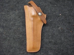 Safarliand #25 Tan / Leather OWB Holster for Colt Python Revolver w 6" BBL LH - Picture 1 of 11