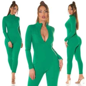 Koucla Dama Mono Jumpsuit De Manga Larga Playsuit Con Cremallera Milax-Fashion - Imagen 1 de 48