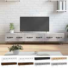 vidaXL Tv-meubel 150x36x30 cm bewerkt hout zwart tv kast wandkast tv dressoir