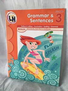 Lh Grammar And Sentences Grade 3 With Certificate Gameboard and Bookmark - Imagen 1 de 12