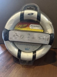 Nintendo Wii Nerf Steering Wheel - White/Black. Sealed In Original Packaging - Picture 1 of 2