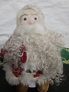 NWT Vintage Applause 1989 Christmas Dreams Santa 13 inch W/stand - Picture 1 of 20