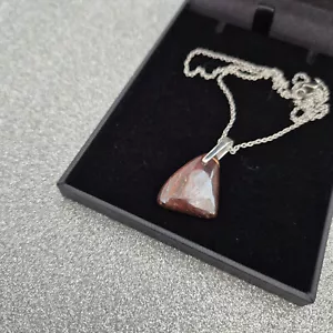 Boulder Opal pendant set in Sterling Silver - Picture 1 of 2