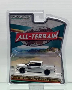 GREENLIGHT 1:64 ALL TERRAIN 2018 Ford F-150 Lariat FX4 Special Edition White - Picture 1 of 4