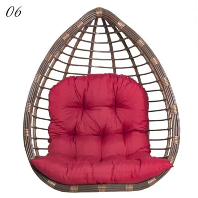 Cubierta de cojín para silla de huevo columpio de patio sin relleno cesta colgante Foto 1 de 4