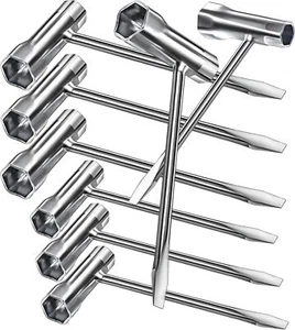 6 Stück Kettensägenschlüssel Ersatzwerkzeug 13 x 19 mm Kettensägenschlüssel Ausrüstung - Bild 1 von 3