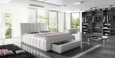Modern Design Upholstery Bed 1x Exclusive Double Beds Luxury Leather Elegant New