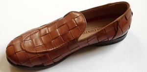 Giovanni Conti $650 Scarpe Uomo 9,5 M US (EUR 42M) Cognac Made in Italy - Foto 1 di 3