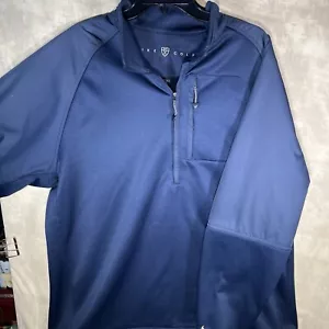 Herren Nike Golf XL 1/4 Zip Therma Fit Fleece gefüttert schwarz Pullover Swoosh CA05553 - Bild 1 von 7