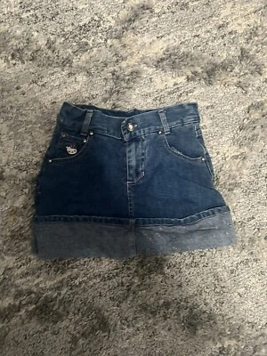 Falda vaquera Sanrio Hello Kitty 2008 para niñas talla 5 Foto 1 de 2