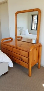 Bedroom furniture used Bedside Tables & Matching Chest of Draws with Mirror - Picture 1 of 2