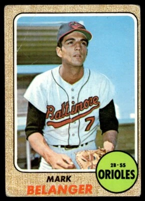1968 TOPPS MARK BELANGER BALTIMORE ORIOLES #118 - Image 1 of 2