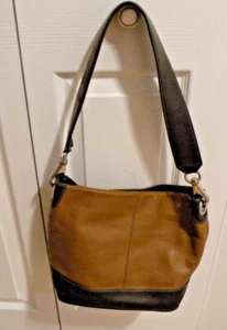 Classic Tignanello  Leather Purse Lined Handbag Saddle and Brown. - Picture 1 of 5