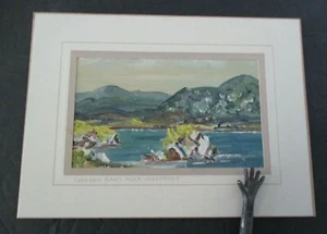 E. I. Bryce Mid-Century Irish Artist Oil Painting COLLEEN BAWN ROCK, KILLARNEY - Imagen 1 de 3