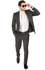 Olive Green Slim Fit Men Suit 2 Button Notch Lapel Azar Man Vest Optional 4030 