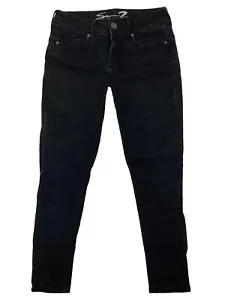 Pantalones de mezclilla negros de tiro medio Seven 7 para mujer talla 12 - Imagen 1 de 19