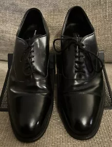 SCARPE ELEGANTI JOHNSTON & MURPHY CROWN ARISTOCRAFT OXFORD TAGLIA 12 NERE - Foto 1 di 16