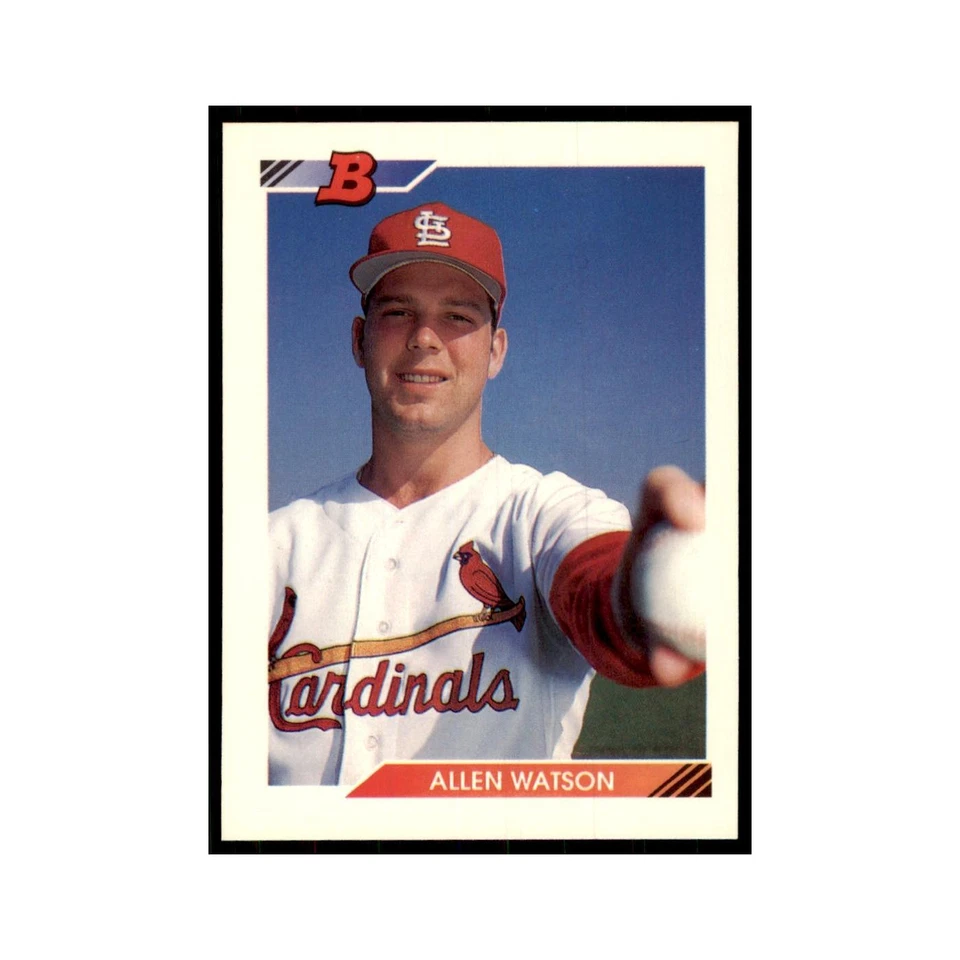 1992 Bowman Allen Watson Baseball Cards #634 - Image 1 of 3