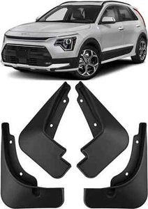 Genuine Front & Rear Splash Guards Mud Flaps For 2023-2025 Kia Niro / Niro EV - Picture 1 of 10