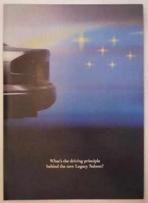 SUBARU LEGACY 2.5 GX SALOON orig 1999 2000 UK Mkt Sales Brochure - Image 1 of 2