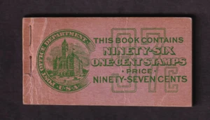 1914 Washington 1c booklet BK42 (16 panes 424d) mint complete CV $140 (T1 - Picture 1 of 2