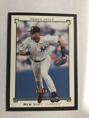 2002 Fleer Premium Promotional Promo Sample Derek Jeter #2 HOF - Image 1 of 2