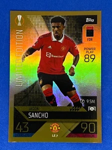 Jadon Sancho Topps Match Attax 22/23 Ultimate Limited Edition Football Card LE7 - Picture 1 of 1