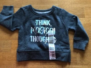Sudadera gris Falls Creek bebé niña 18M Think Magic Thoughts VACACIONES - Imagen 1 de 6