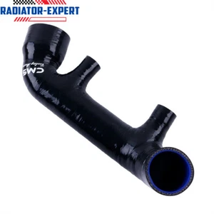 For 1985-1989 Fiat Uno Turbo i.e. MK1 1.3L Black Silicone Air Intake Boot Hose - Picture 1 of 4