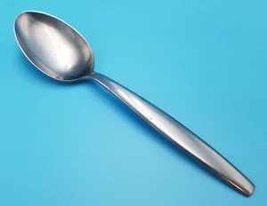 National Silver Co Portrait Stainless Serving Spoon Japan Flatware 8 1/4" - Picture 1 of 5