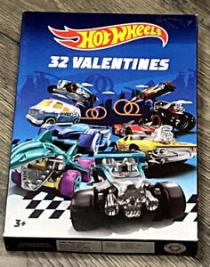 Valentines Day Cards 32 Great Hot Wheels Cards 2023 New In Box !