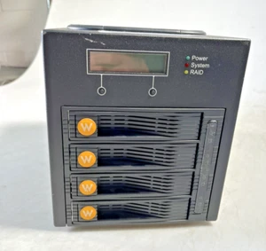 WIEBETECH RTX400-QR RAID Storage Enclosure 4 Drive Bay - USED NO POWER CORD INCL - Picture 1 of 5